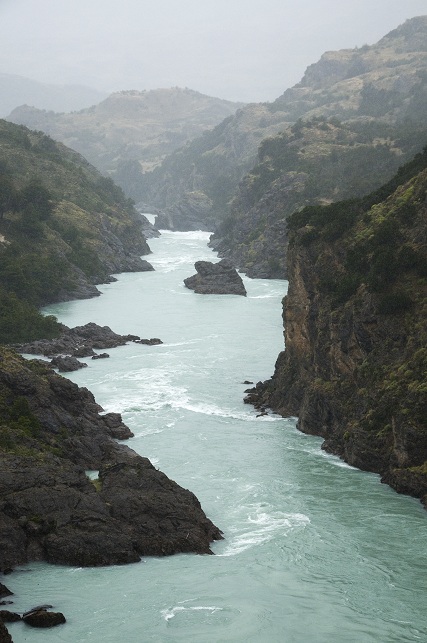 The Baker River near proposed dam site.