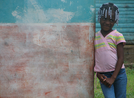 The Honduran Garifuna communities like one where this girl lives could become privatized 