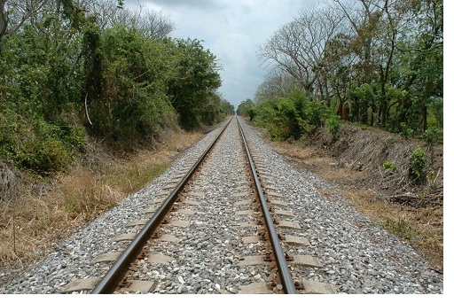 Section of the railway tracks where migrants were thrown from the train in Veracruz state on May 1. Photo credit: Dawn Paley