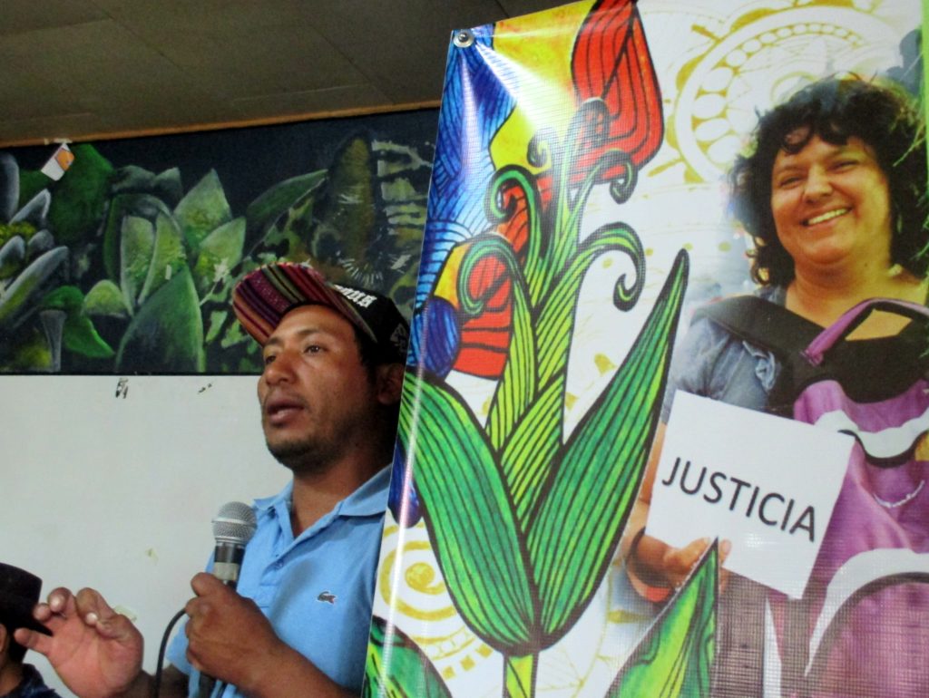 Tomás Gómez became the interim general coordinator of COPINH following Berta Cáceres' murder. All photos by Sandra Cuffe.